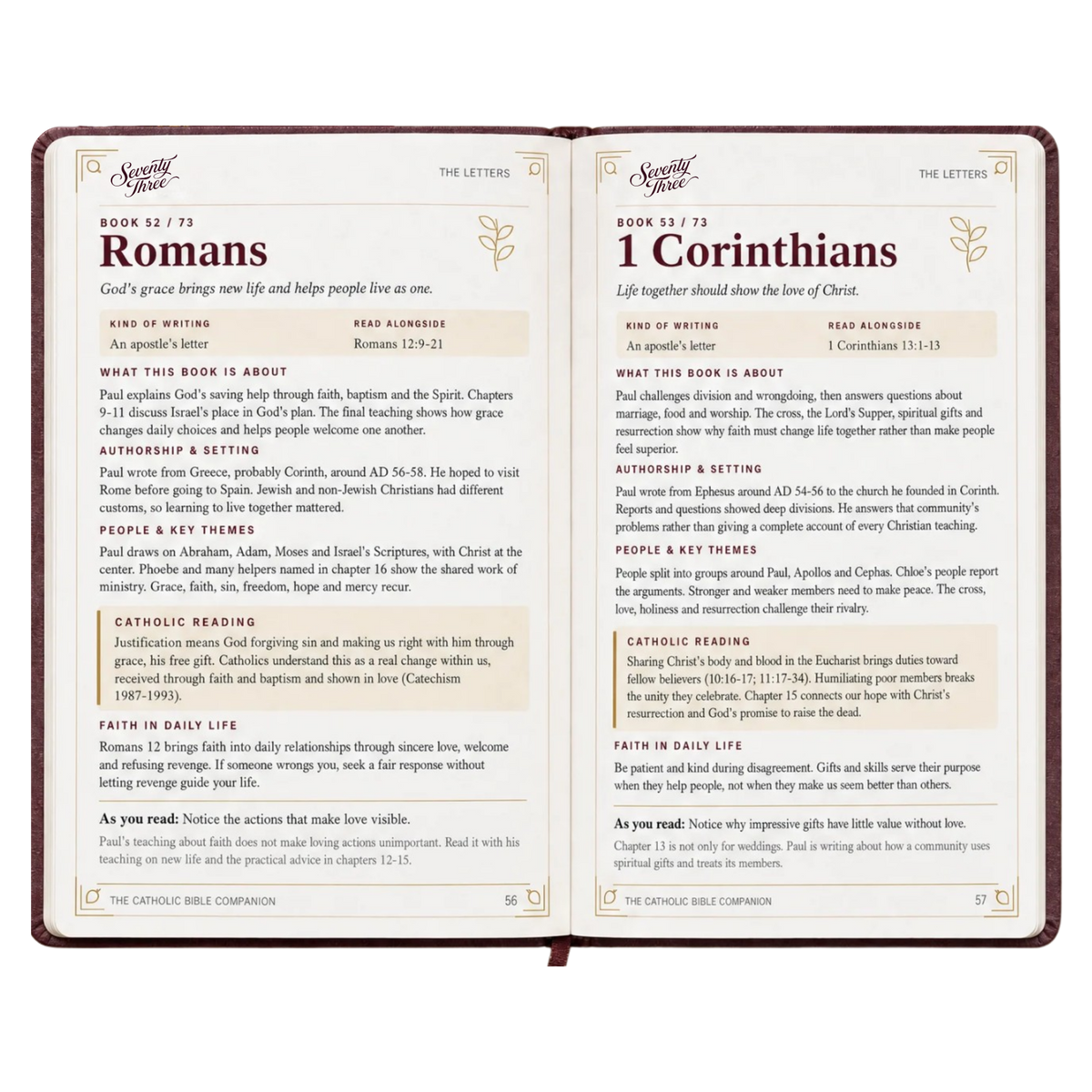 Seventy Three Catholic Bible Companion